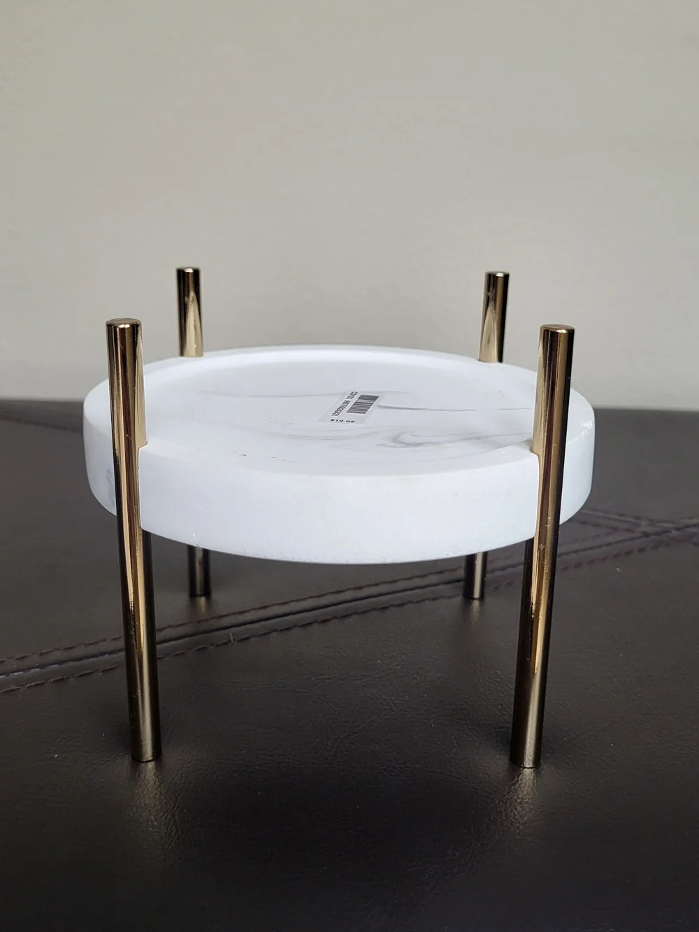Bath & Body Works White Marble Tray Candleholder - Picture 5 of 7